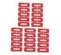 CALLARON 50pièces Autocollants De à Shaped Outils Pour Manucure à Anti-débordement Pour Gel Polish