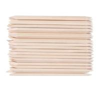 CALLARON 50pièces Bâtonnets Bois Orange Pour Manucure Poussoir Cuticules Ongles Nettoyage Peau Morte Outil Nail Art Portable Et Facile à Utiliser