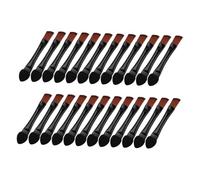 CALLARON 50pièces Pinceau De Maquillage Coudé à Double Extrémité Pinceau à Sourcils Multifonction Et Applicateur De Fard à Paupières Pour Maquillage Précis Et Pratique