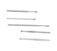 CALLARON 5pièces Curette à Cire -oreille Acier Au Cuillère Auriculaire Pour Élimination Cérumen Outil Nettoyage Oreille