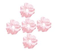 CALLARON 5pièces Élastiques Cheveux Soie Lot De Chouchous Satin Pour Femmes Filles Accessoires Cheveux Queue De Cheval Cadeaux De Fête De Mariage