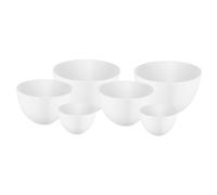 CALLARON 6 pièces Bol Mélangeur Silicone pour Masque Visage Bol Mixeur Antidérapant Silicone Souple pour Soins Visage DIY Beauté Salon et Préparation Cosmétiques
