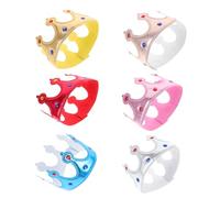 CALLARON 6 Pièces Chapeau De La Couronne De Princesse Chapeau De Couronne D'anniversaire Coiffe D'anniversaire Casque Pour La Fête s D'anniversaire Polyester
