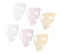 CALLARON 6 Pièces couverture fixe pour masque facial adultes multipack silicium soin du visage couvertures de masque facial masques réutilisables Gel de silice