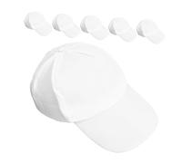 CALLARON 6 pièces Lot de Casquettes Baseball Coton Blanc pour Garçon Fille Surface Résistante Décoloration Chapeaux et Personnalisables pour Activités Artistiques DIY Adaptées pour Plage
