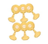 CALLARON 6 pièces Lot de Épingles Métal Doré pour Première Communion Broches Religieuses Minimalistes pour Chapeau et Sac Badges Catholiques Résistants et Faciles à Porter