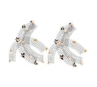 CALLARON 6 Pièces Peigne à Cheveux Forme De Fixateur De Finition Lot De Accessoires Pour Cheveux Pour Femmes Et Filles Invisible Support De Fixation De Finition