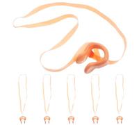 CALLARON 6 Pièces Pince-Nez de Natation en Silicone avec Élastique Résistant à l'usure Déchirures, Accessoire Confortable pour Adultes et Garçon et Filles en Piscine