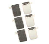 CALLARON 6 Pièces Sachet En Maille Pour Bain à Domicile Pratique Pour Ranger Les Petits De Toilette Et Créer Une Mousse Douce Pour Nettoyage Du Visage