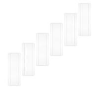 CALLARON 6 Pièces Tableau d'affichage de vernis à ongles palette de vernis à ongles Fournitures d'art Transparent