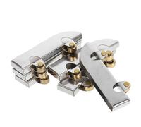 CALLARON 6 Poulies en Acier Inoxydable et Cuivre 5.0 Mm pour Portes Coulissantes de Vitrine, Roulettes Quincaillerie Coulissante pour Meubles, Kit 6 Pièces pour Armoire et Cave à Vin