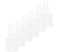 CALLARON 6pièces Flacons De Vernis à Ongles Vides Lot Pinceau Pour Recharge Manucure Et Diy Personnalisation De Couleurs
