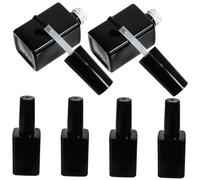 CALLARON 6pièces Flacons Vides Verre Pour Vernis à Ongles Bouteilles Rechargeables Pour Gel Et Vernis Compactes Et Étanches Brosse Intégrée Pour Usage Personnel Et Salon