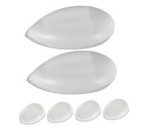 CALLARON 6pièces Mini Silicone Powder Puff Outils De Maquillage Lavables Pour Application De Éponge De Pratique Et Portable