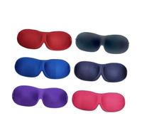 CALLARON 6Pièces Nez de Variées Noir Cache Œil Confortable pour Voyages et Détente