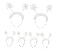 CALLARON 6pièces -tête Noël Coiffe De Accessoire Pour Cheveux De Noël Couvre-chef De Festival Pour Garçon Fille Et Filles