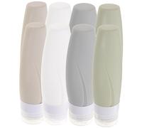 CALLARON 8 Pièces Flacon Voyage de Bouteilles de Toilettes Conteneurs Pratiques pour Shampooing Lotion et Gels de Accessoires de Voyage et Étanches