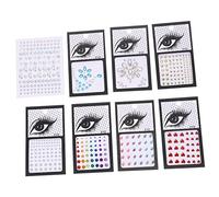 CALLARON 8feuilles Bijoux Autocollants Pour Visage Stickers Pour Maquillage Décorations De Visage Pour Fêtes Et Occasions Spéciales