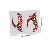 CALLARON 8Paires Temporaires Autocollants pour Yeux Art Décor Eyeliner pour Fêtes et Événements