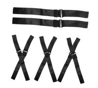 CALLARON 8pièces Élastique pour Perruque Réglable Bandeau Noir Antidérapant Accessoires pour Perruques Système de Fixation avec Crochets Maintien Confortable et Stable