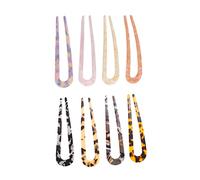 CALLARON 8Pièces Épingles à Acétate U Pour Chignon Accessoires De Élégants à Updo Piques Pour Mariage Et Événements