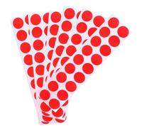 CALLARON 900 Gommettes Rondes en Papier Rouge Diamètre 2cm pour Cible de Tir Intérieur Visibilité Maximale et Retour Instantané en Conditions de Faible Luminosité