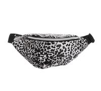 CALLARON À Ceinture Femme Léopard Double Zip Ajustable Parfait Pour Sport Et Sorties Noir Et Blanc