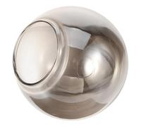 CALLARON Abat-jour en Verre Fumé pour Lustre, Globe de Remplacement Diamètre 150 Mm, Ouverture 70 Mm, Semi-sphérique Transparent Ambre, Compatible à Suspendre et Plafonnier, Éclairage