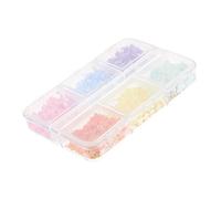 CALLARON Accessoires De Décoration D'ongles Joyaux Charme Trousse Fleurs Pour Les Ongles Artificiel Clou Uv Gemmes D'ongles Pour Nail Art Ongles Floraux Lis Fleur D'ongle De Manucure Résine