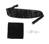 CALLARON Accessoires Formels pour Homme Ceinture Cummerbund et Pochette Polyester Coordination Élégante pour Mariage Soirée et Cérémonie