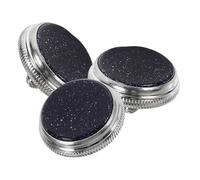 CALLARON Accessoires pour Instruments de Musique 3pcs Boutons Piston Trompette Noirs en Abs Remplacement pour Trompette Standard