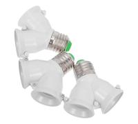 CALLARON Adaptateur de Y pour Culot E27, Lot de 3 Pièces Ignifugées, Répartiteur 3 Voies Compatible Ampoules LED et Halogènes, pour Installations Domestiques