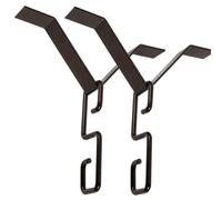 CALLARON Adaptateur en Fer de V pour Chaîne de Pluie pour Gouttière Crochet de Fixation Résistant la Rouille pour Installation Maison Lot de 2 Set de Set