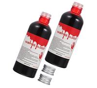 CALLARON Artificiel Réaliste pour Halloween Flacons Faux Liquide Effet Brûlure Blessures Cicatrices Fête Déguisement Accessoires