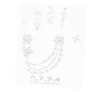 CALLARON Autocollants en Mains 10 Pièces Bijoux Temporaires Acryliques pour Festivals et Performances Autocollants Éclairants Accessoires de Maquillage pour Filles