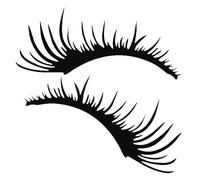 CALLARON Autocollants pour Phares de Voiture Noirs 1 Paire, Autocollant Auto en Pet Résistant la Chaleur UV, Décoration Extérieure pour Véhicules, Cils Décoratifs Adhésifs pour Pare-Chocs