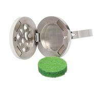 CALLARON Bague Aromathérapie Acier Inoxydable Réglable Anneau Ouvert Diffuseur Huiles Essentielles Unisexe Accessoire Élégant pour Femmes et Hommes Adaptable à Toutes Occasions