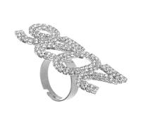 CALLARON Bague Ouverte Pour Femme Bague Ajustable Style Hip-Hop