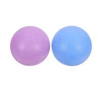 CALLARON Balles de Massage Myofasciales 2 Pièces Bleu et Violet, Balle de Massage Picots pour Dissolution des Nœuds Musculaires, Rouleau Fitness Pieds et Dos, Outil Relaxation Sport