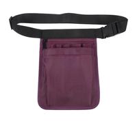 CALLARON Banane Utilitaire pour Infirmières en Nylon Violet Pochette Ceinture Multiples Compartiments Organisateur Pratique pour Fournitures de Soins Infirmiers au Travail Paquet Banane