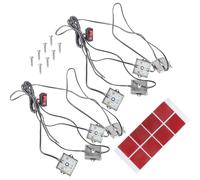 CALLARON Bande Lumineuse LED 48 LED 12 V Blanc Froid, Boîtier en Métal, Interrupteur Navette Intégré, Éclairage Intérieur pour Camping-car Long Empattement, Fourgonnette, Remorque et Rv,
