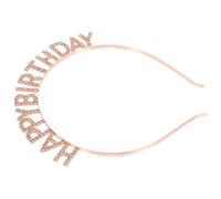 CALLARON Bandeau Cheveux Léger en Alliage avec Pierres Brillantes pour Coiffure de Fête, Accessoire Délicat et Très Voyant pour Anniversaire et Photo Prop