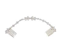 CALLARON Bandeau De Mariage Avec Cristaux Et Coiffe De Mariée Double Extrémité Décoration Pour Cheveux