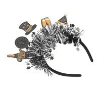 CALLARON Bandeau Pour Nouvel An Chinois Accessoire De Tête Pour Réveillon Serre-tête à Paillettes Pour Saint-sylvestre Fête Cheveux Noël