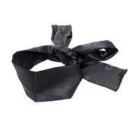 CALLARON Bandeau Satin Pour Yeux Masque De Sommeil Doux Bloque La Lumière Naturellement Usage Multiple Noir