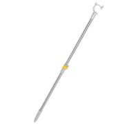 CALLARON Barre Télescopique à Vêtements Réglable 64-101 Cm en Alliage Gris, Tringle Robuste en Acier Inoxydable pour Penderie, Perche Extensible Pratique pour Maison et Rangement