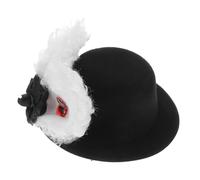 CALLARON Barrettes À Cheveux D'Halloween Pour Tout-Petits Mini-Barrettes À Chapeau Haut De Forme Décorations Pour Cheveux Avec Oreilles De Lapin Vintage