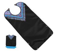 CALLARON Bavoir Réutilisable pour Adulte Grand Bavoir Imperméable Motif Vintage pour Personnes Âgées Pratique pour Repas Aide à la Nourriture Fête des Pères