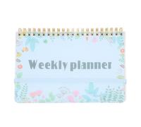 CALLARON Bloc-notes Agenda Portable sans Date A5, Carnet de Planification Quotidienne Imprimable en Anglais, Papier Moyen Épaisseur, Planificateur Décoratif pour Bureau, École et Maison,