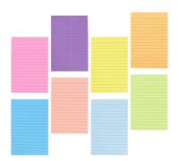 CALLARON Blocs-notes Adhésifs Lignés pour Bureau et École, Papier Autocollant, 8 Carnets Pratiques Forte Adhérence et Design Adorable